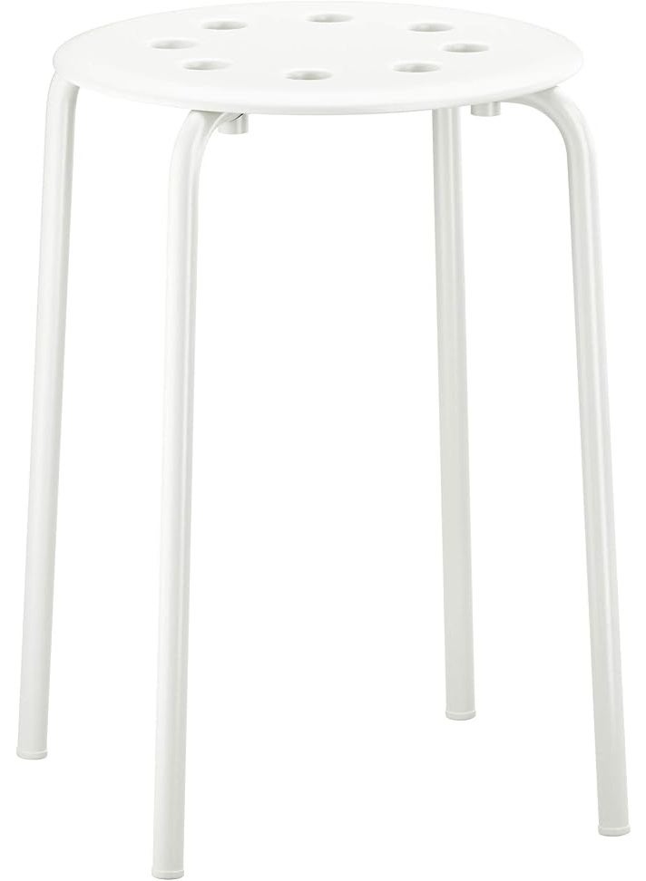 Stool, White(Iron) - 40 Cm, 7 Cm - Image 1